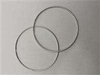 Orecchini Domar Donna Cerchi argento 925 lisci in Argento ORAR-416-280